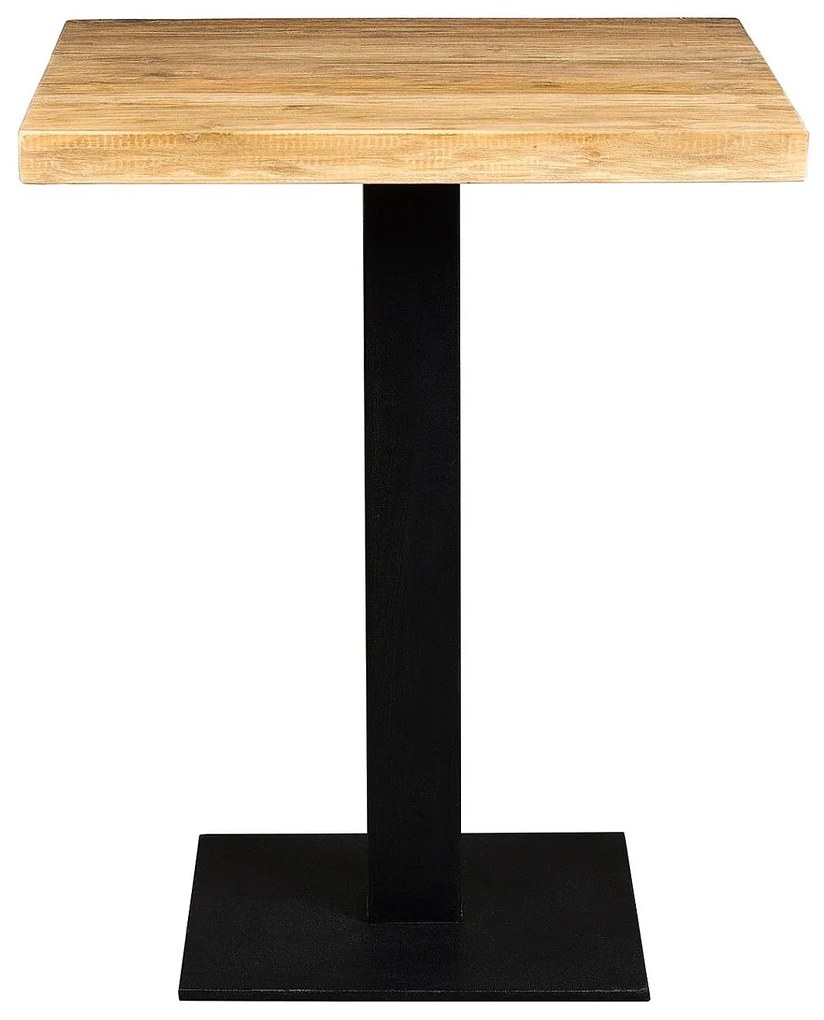 DEOKORK Teakový jedálenský stôl CALVIN 60 × 60 × 76 cm