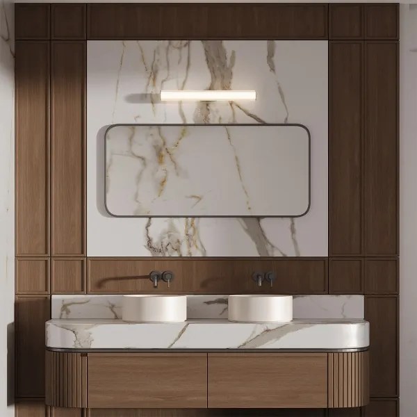Kúpeľňové osvetlenie zrkadla LINEA LED/8W/230V 3000/4000/6000K IP44 45 cm biele