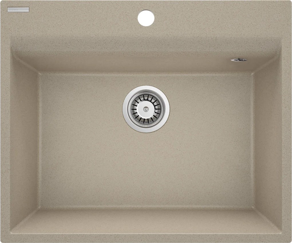 Deante Corio, 1-komorový granitový drez 600x500x216 mm, piesková, DEA-ZRC_710A