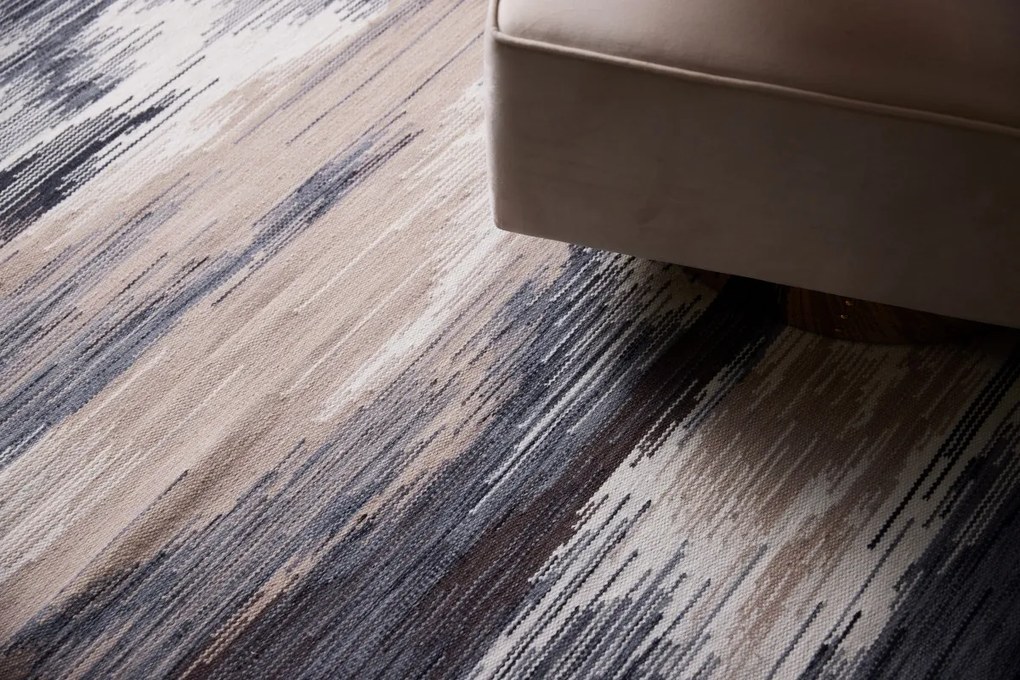 Ručne viazaný kusový koberec Apollo DESP P92 Charcoal, 160x230, šedá, chodba / predsieň, Diamond Carpets India