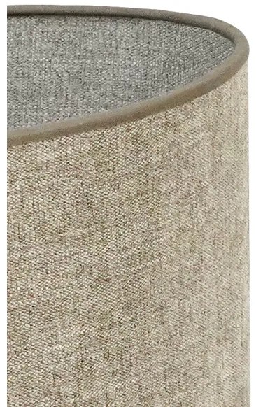 Duolla - Stolná lampa OVAL 1xE27/15W/230V pr. 30 cm hnedá