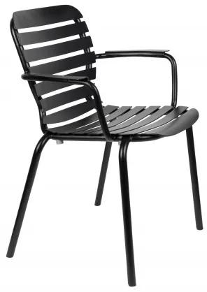 Zahradní kovová jídelní židle VONDEL ZUIVER, černá Zuiver 1700004