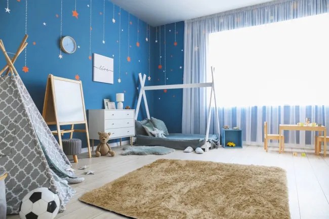 Protišmykový koberec SHAGGY karamelový