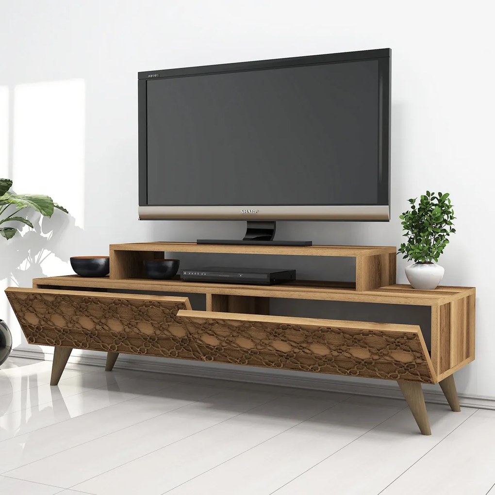 Televízny stolík City Walnut