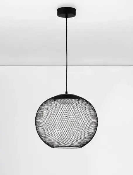 LED čierne dizajnové svietidlo Kinetic 40