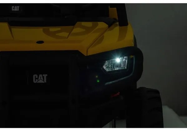 Elektrické autíčko CAT 60W/7500 mAh žltá/čierna + DO