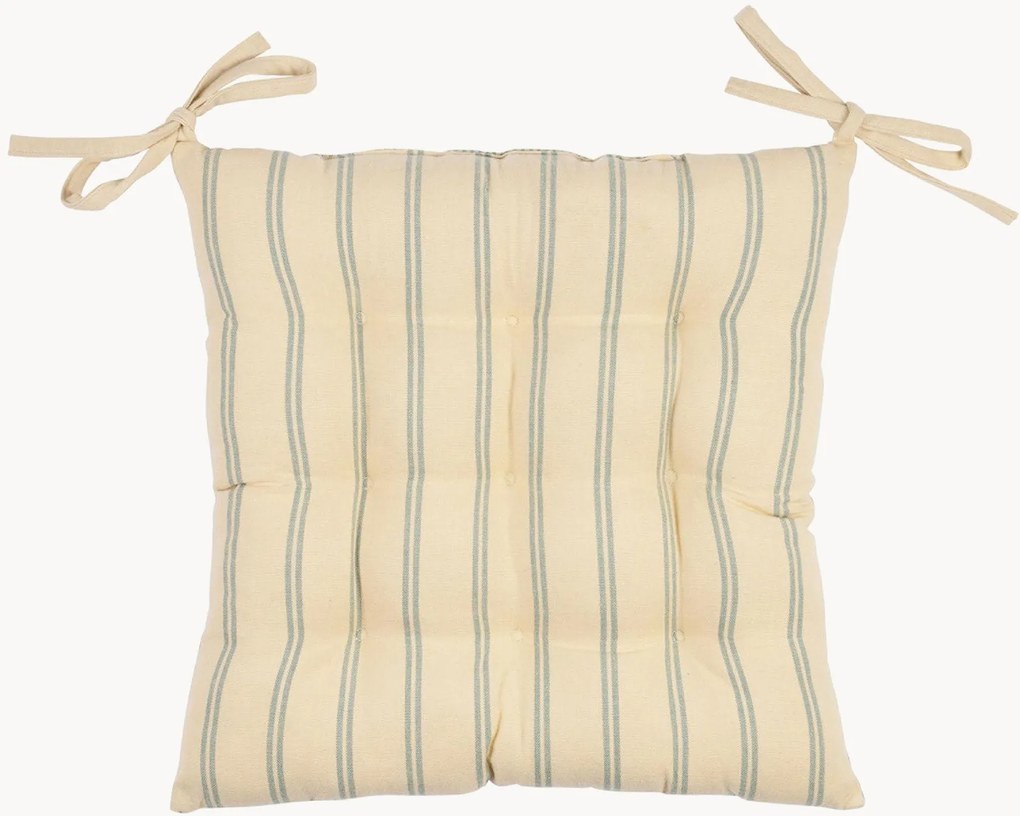 Bavlnené podušky na stoličky Campagne, 4 ks