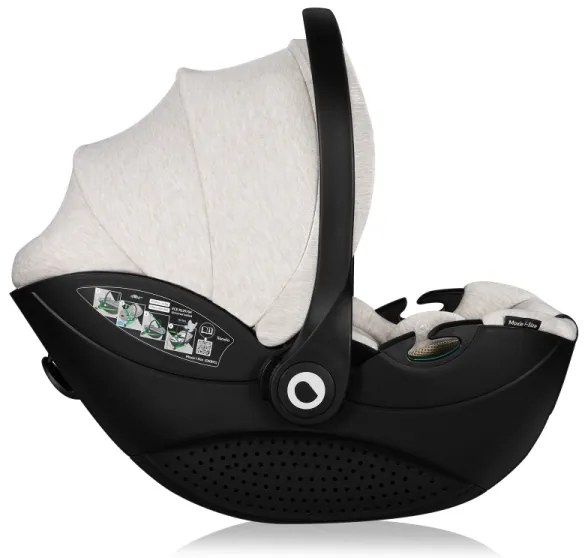 Lionelo - detská autosedačka MOXIE i-Size 40-87 cm pieskovo-béžová