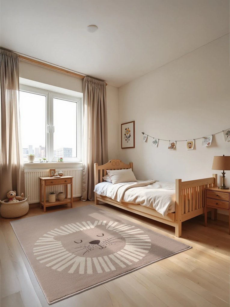 Detský koberček Adventures 106214 Beige Cream, 120x170, béžová, detská izba, Hanse Home