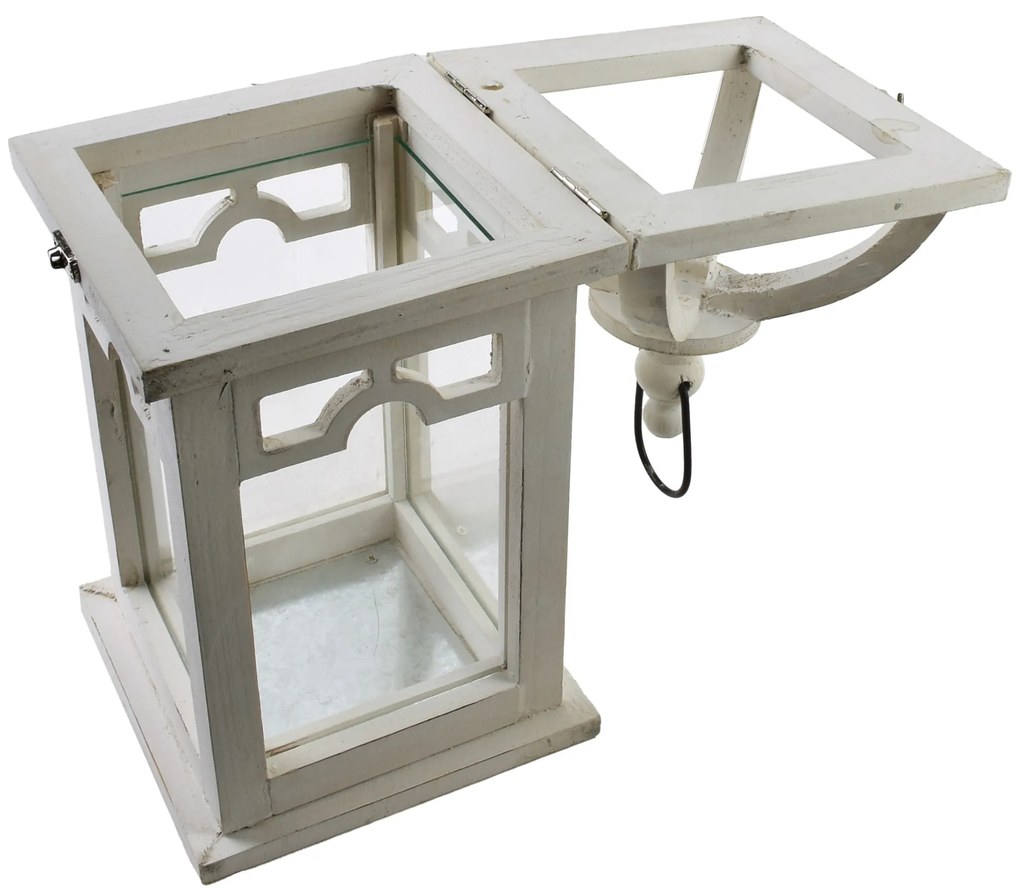 Lucerna LOKKE 16x26 cm biela