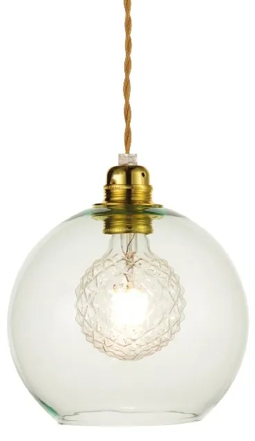 ACA DECOR Závesné svietidlo PYTHIA max. 40W/E27/230V/IP20, priemer 20 cm, mentolová