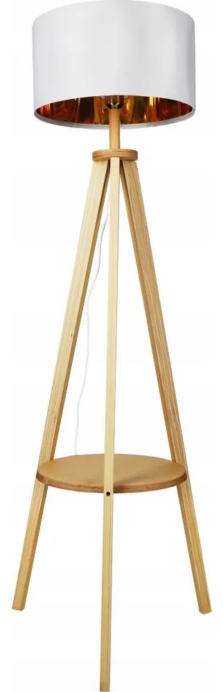 Stojacia lampa 1xE27/40W/230V biela