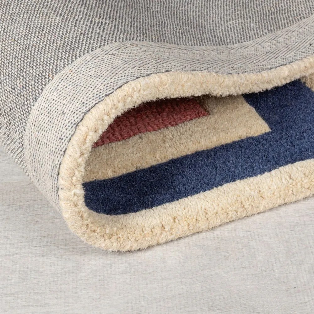 Ručne tkaný vlnený koberec 120x170 cm Retro Blocks – Flair Rugs