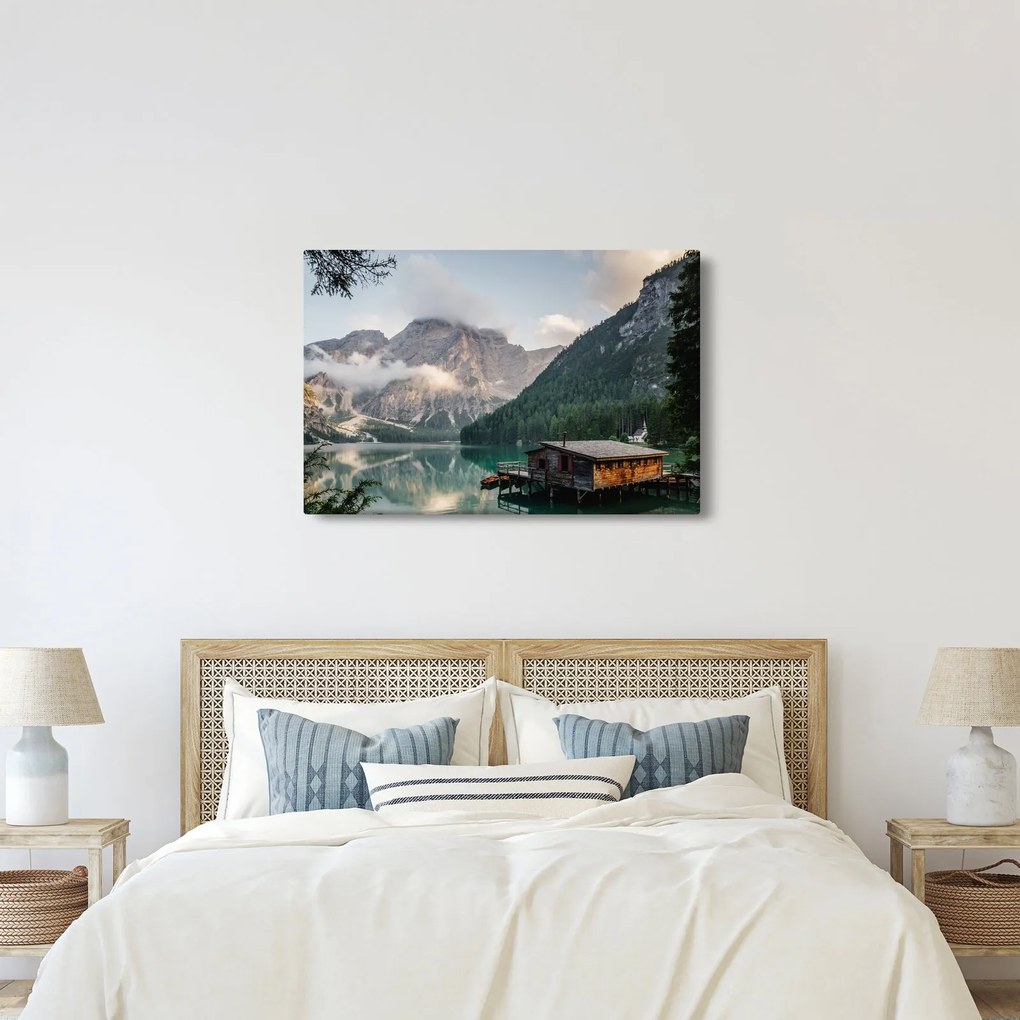 Obraz - Lake Prags (90x60 cm)