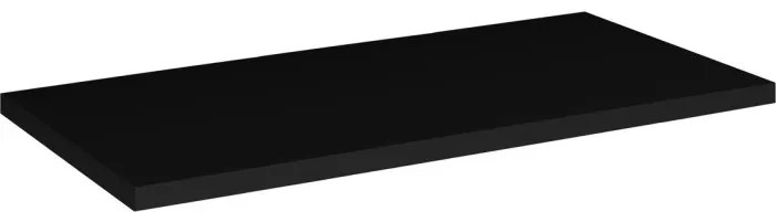 Závesná skrinka pod umývadlo Nova Oak II s doskou 80 cm čierna/dub coast evoke