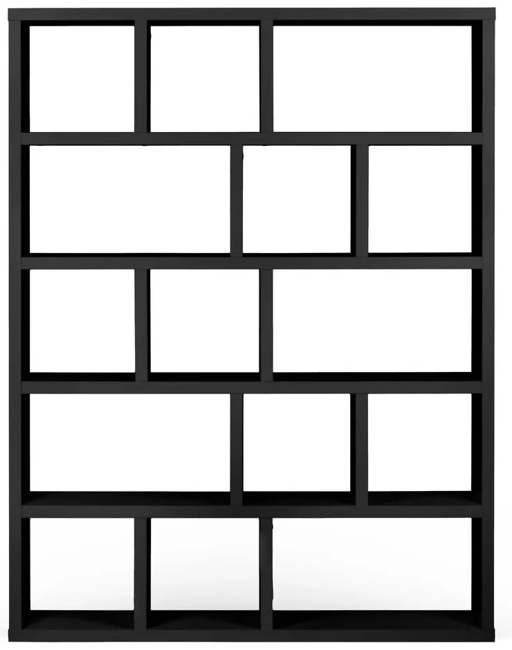 Čierna knižnica 150x198 cm Berlin – TemaHome