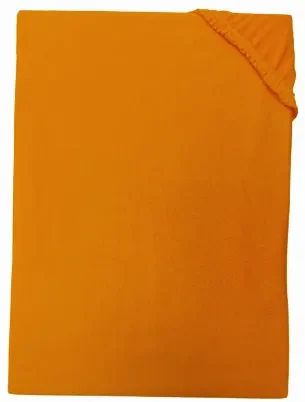 Posteľná plachta jersey oranžová TiaHome - 70x140cm