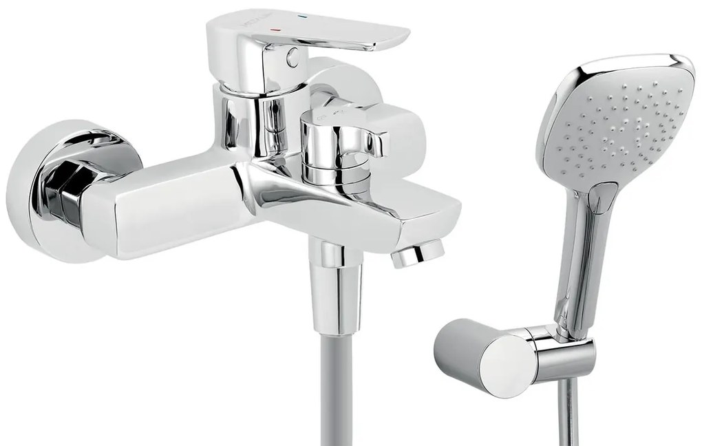 Vaňová batéria Novaservis Metalia 58 Eco so sprchovacím setom 150 mm chróm 58020,0