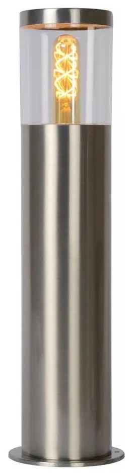 Lucide 14899/50/12 - Vonkajšia lampa FEDOR 1xE27/40W/230V IP44 49 cm chróm
