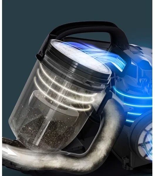 Rowenta - Bezsáčkový vysávač COMPACT POWER 1,5l 750W/230V šedá