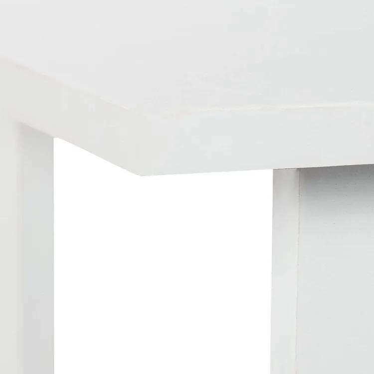 ModernHome Konferenčný stolík 80x40x46cm - biely, PJJCFT0059