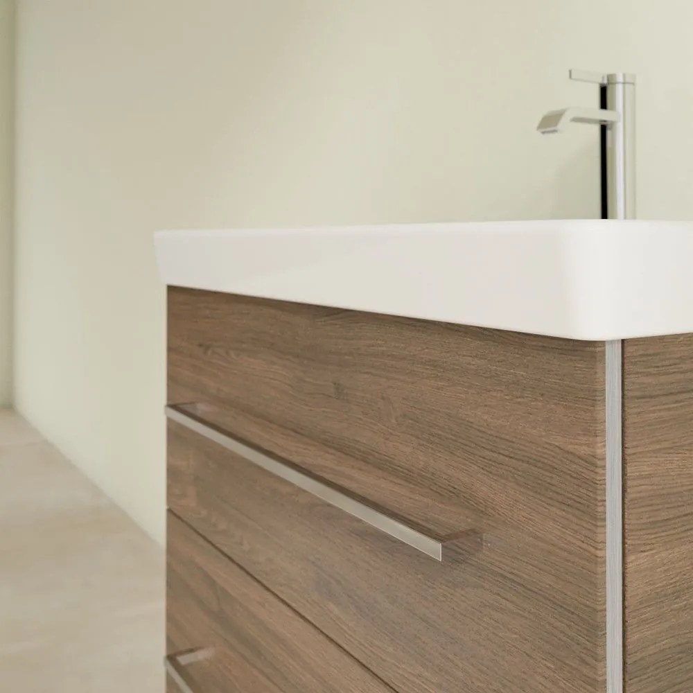 VILLEROY & BOCH Avento závesná skrinka pod umývadlo, 2 zásuvky, 630 x 452 x 514 mm, Arizona Oak, A89000VH