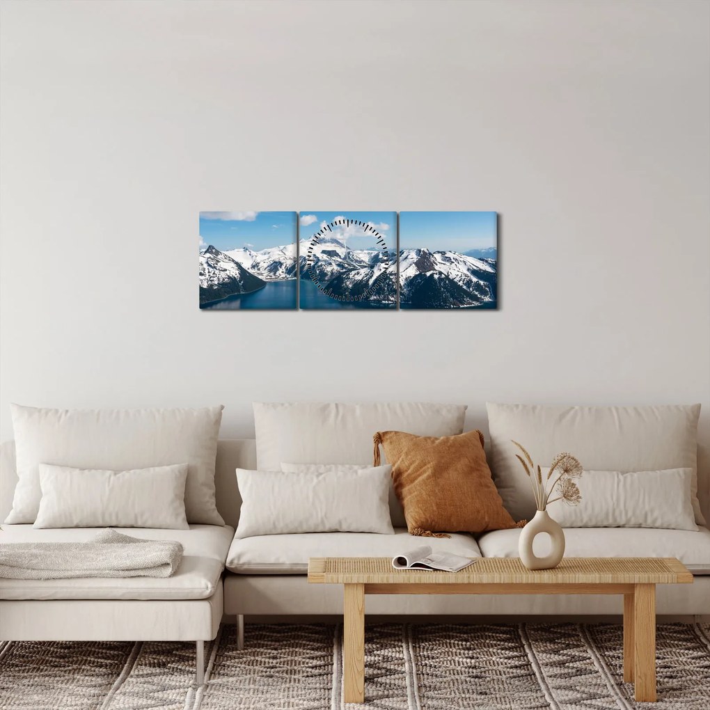 Obraz - Garibaldi Park (s hodinami) (90x30 cm)