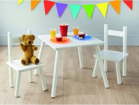 Detská zostava stolíka s 2 stoličkami Umea, biela%