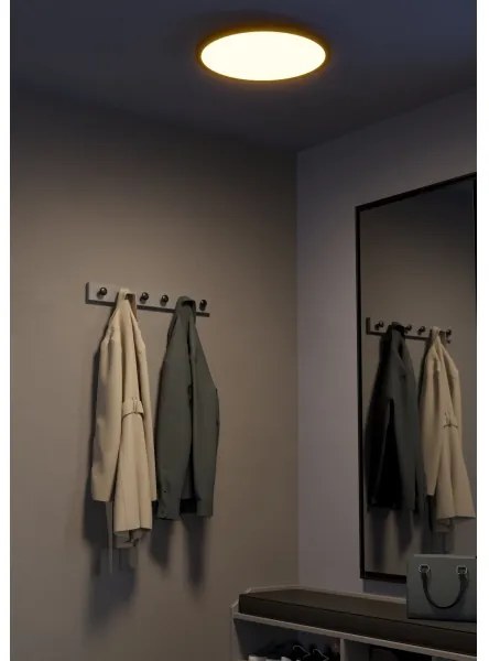 Eglo 900761-LED Stmievateľné stropné svietidlo SARSINA-Z 33,5W/230V pr.45 cm čierna