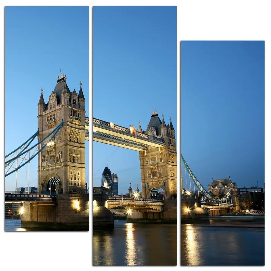 Obraz na plátne - Tower Bridge - štvorec 330C (105x105 cm)
