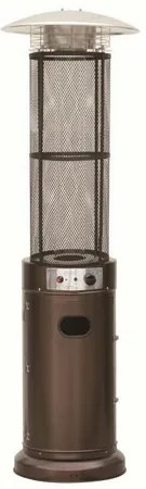 Plynový terasový ohrievač s regulátorom aochranným obalom 1,8 m, bronzová