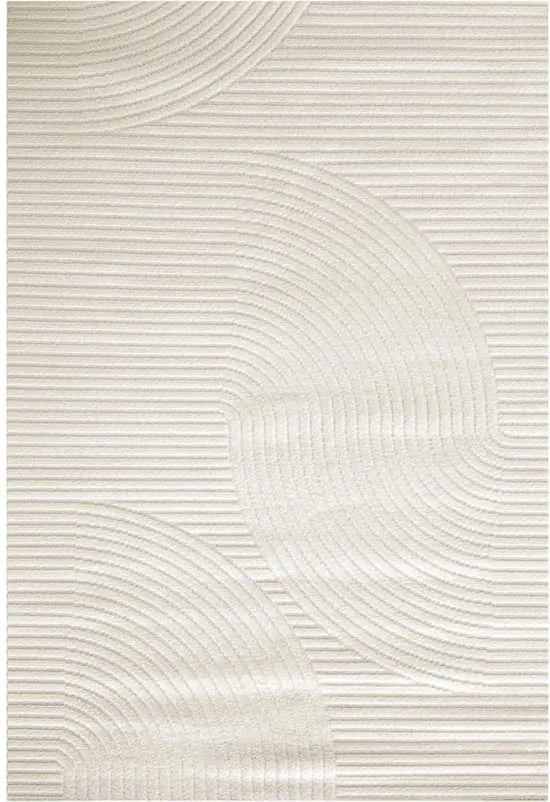 TZ Sivý obdĺžnikový geometrický koberec Strado Polo Path Grey vzor pruhy Rozmer: 120x170 cm