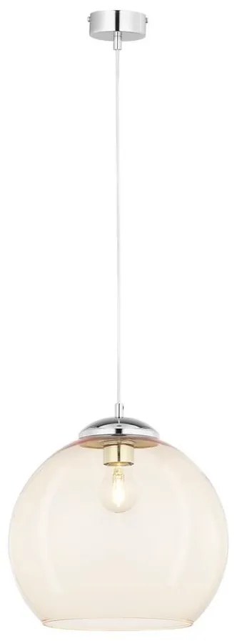 Jupiter 1829 - ASTI - Luster na lanku ASTI 1xE27/60W/230V strieborná