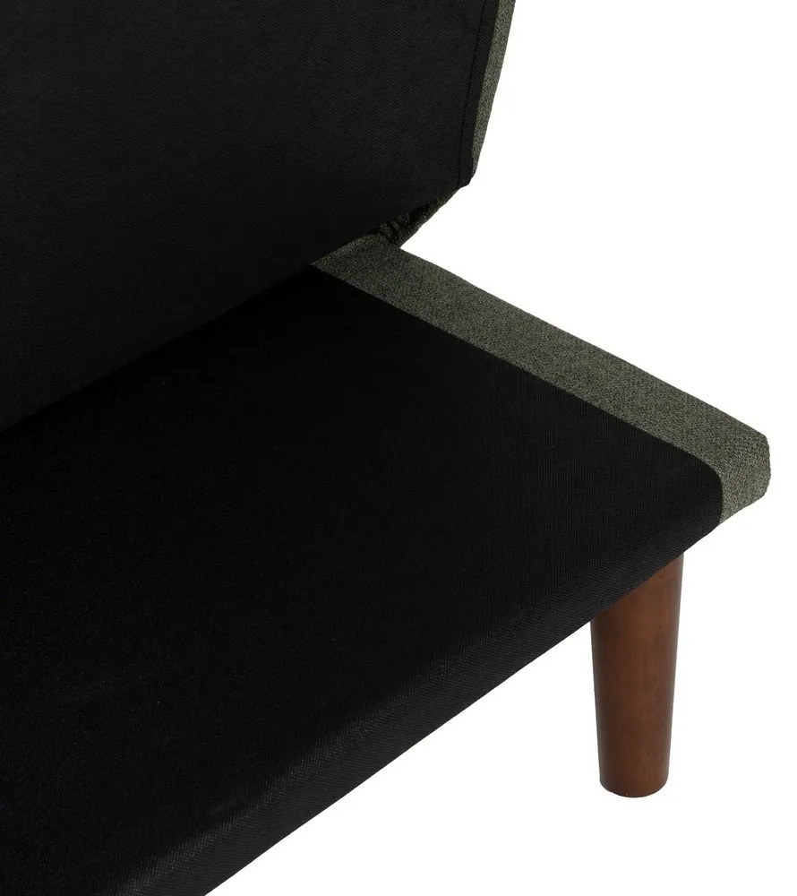 Zelená ženilková rozkladacia pohovka 181 cm – Ixia