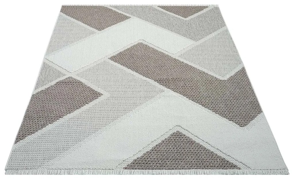 Dekorstudio Moderný koberec LINDO 8877 - béžový Rozmer koberca: 200x290cm