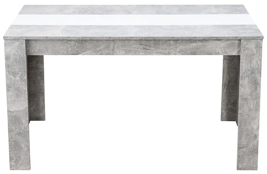 Stôl Domus 135x80 betón 11008800