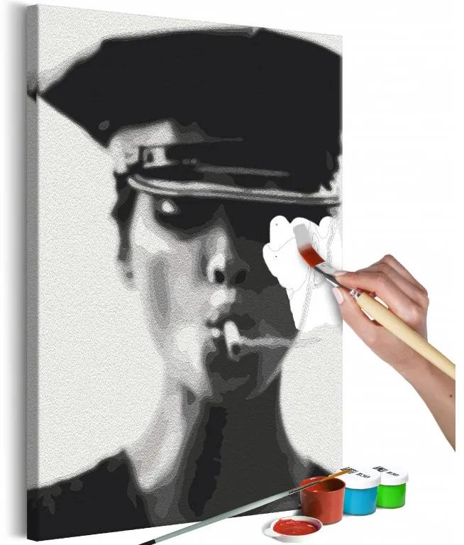 Obraz - maľovaný podľa čísel Woman With Cigarette