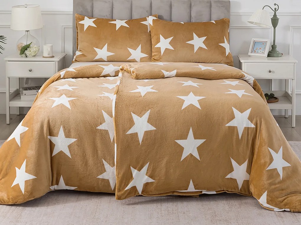 XPOSE® Mikroplyšové obliečky LÝDIE Exclusive - béžové