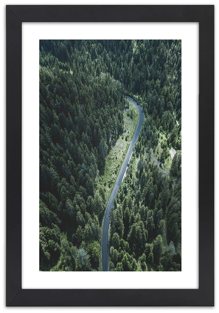 Gario Plagát Cesta v lese Farba rámu: Bez rámu, Rozmery: 40 x 60 cm