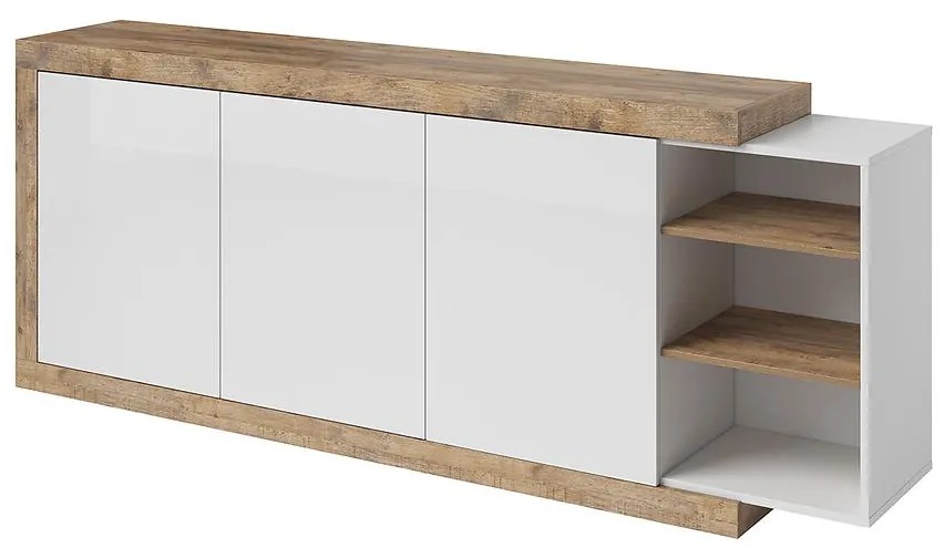 Komoda Sintra 43 dub samdal-biela