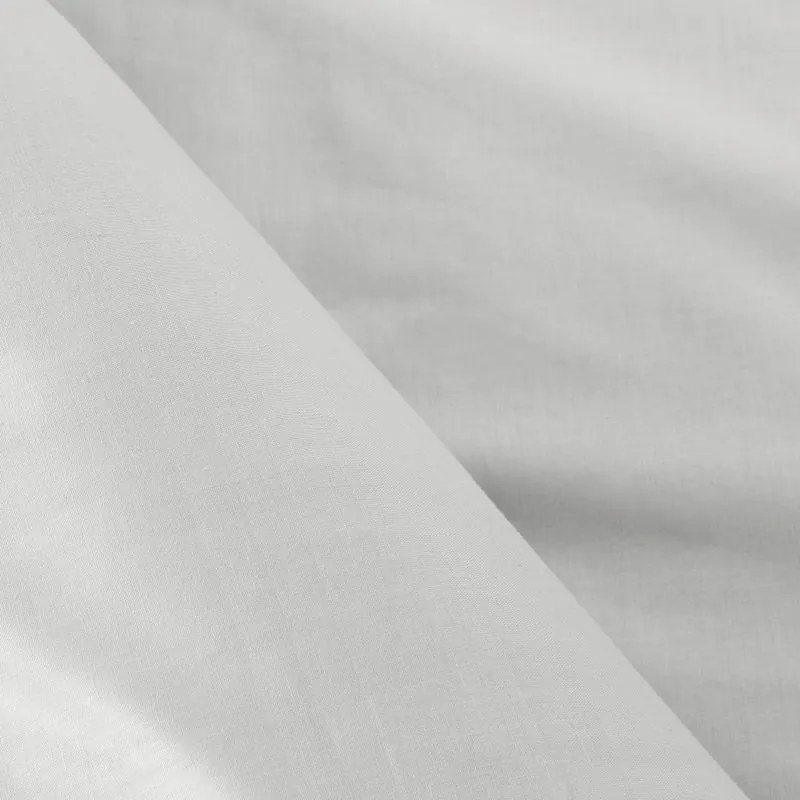 EUROFIRANY Bavlnená obliečka so saténovým leskom 220 cm x 200 cm svetlosivá 100 % bavlna