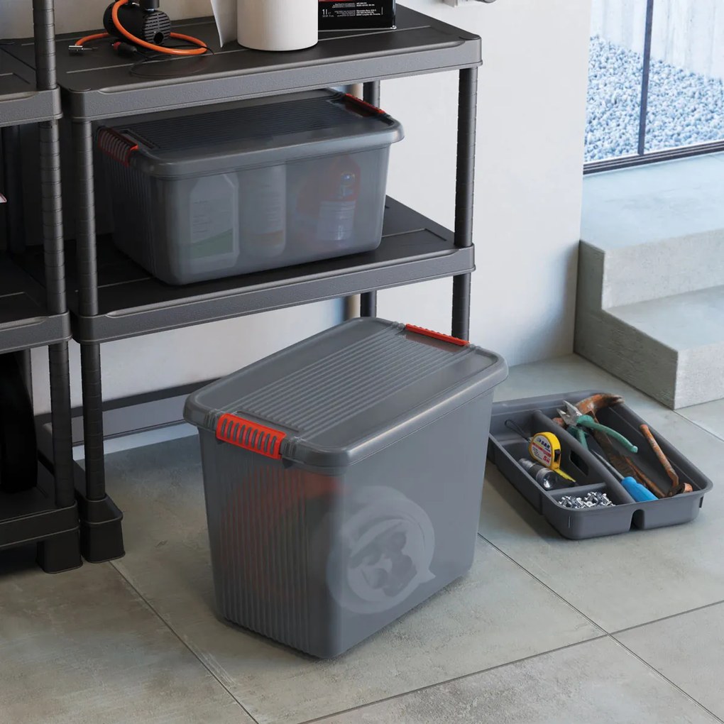 KIS K Latch Box XXL 69 l šedo-oranžový