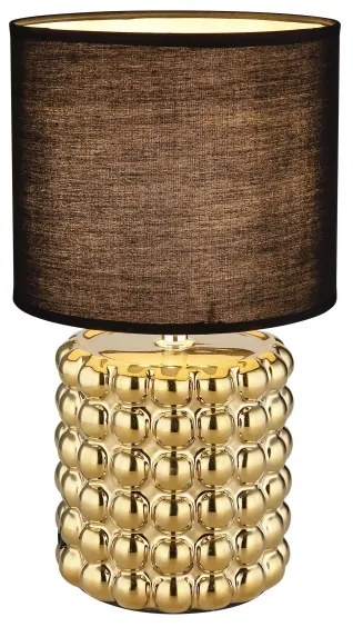 Globo 21626 - Stolná lampa VALENTINO 1xE14/40W/230V čierna/zlatá