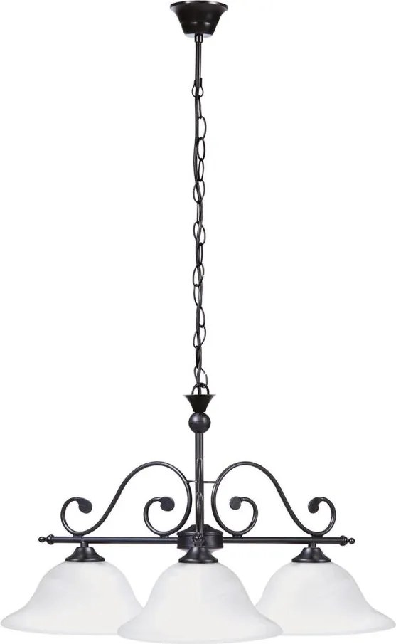 Rabalux 7773 - Luster na reťazi DOROTHEA 3xE27/60W/230V