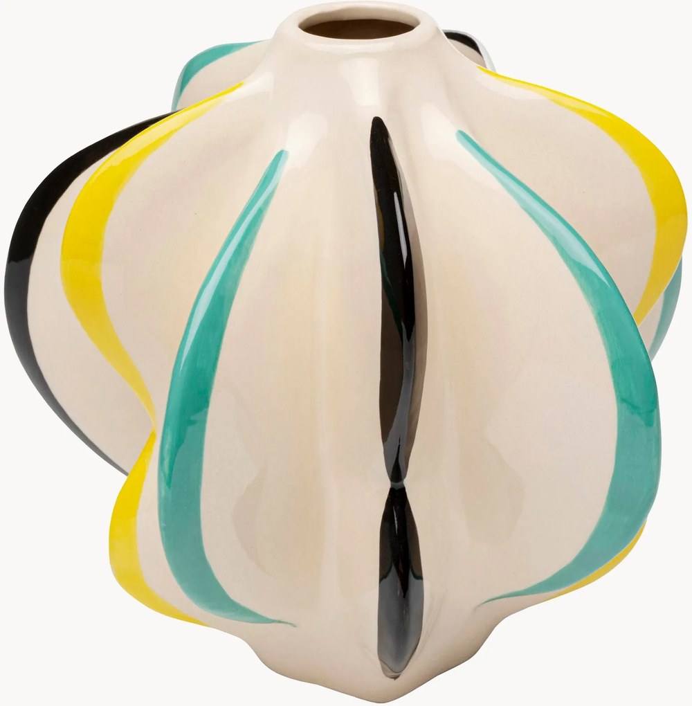 Ručne maľovaná váza Harlequin, V 23 cm