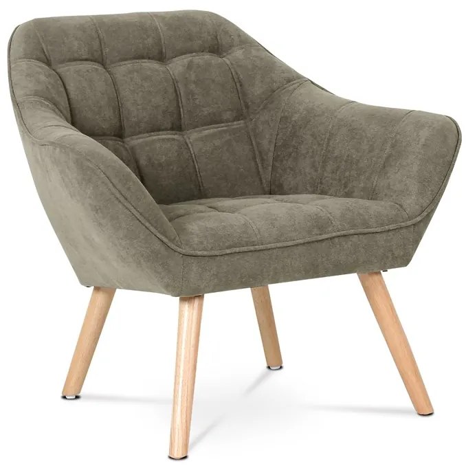 BONTEC Kreslo, sivá látka, AK-321 GREY2 Farba: Šedá