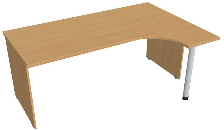 Stôl ergo ľavý, 1800 x 1200 x 755 mm, buk