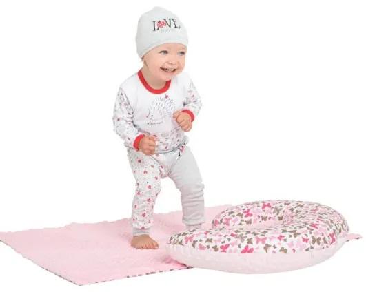 NEW BABY Detská deka z Minky New Baby sivá 80x102 cm