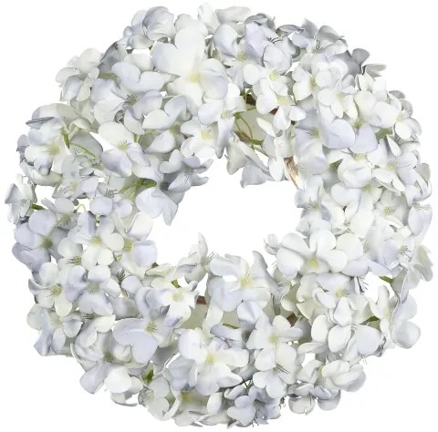 Eglo 428206 - Umelý kvetinový veniec SOLVANG pr. 35 cm modrá