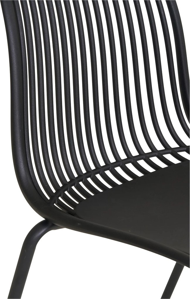 Záhradná stolička Badelia (čierna). Akcia -10%. Vlastná spoľahlivá doprava až k Vám domov. 1146703
